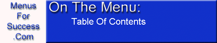 Table Of Contents